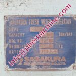SASAKURA KE30 FRESH WATER GENERATOR