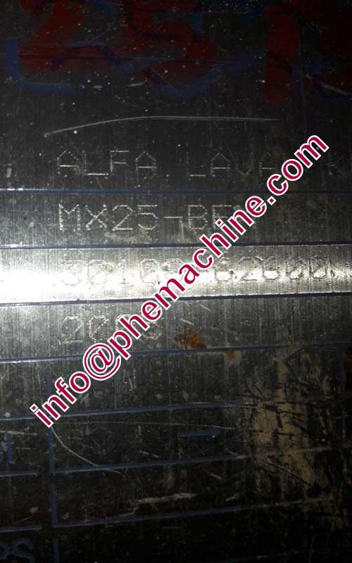 ALFA LAVAL MX25-BFM PLATE HEAT EXCHANGER